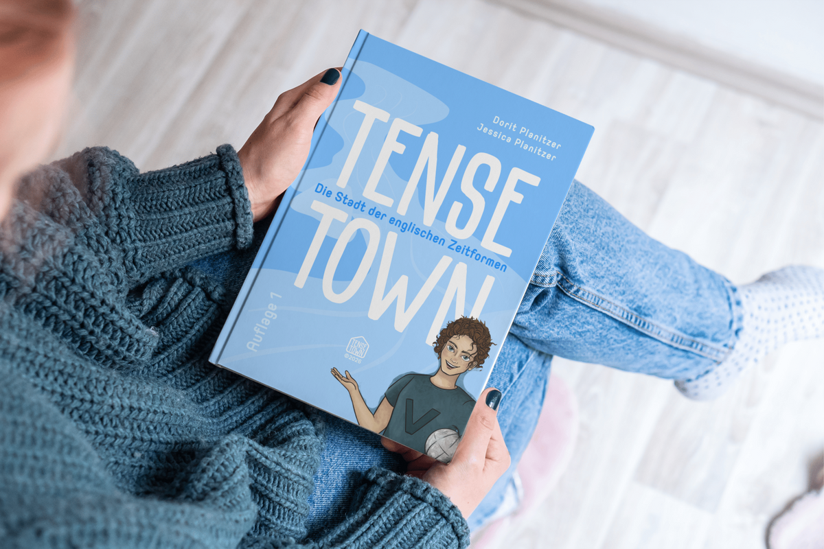 Das Buch "TenseTown - Die Stadt der englischen Zeitformen"